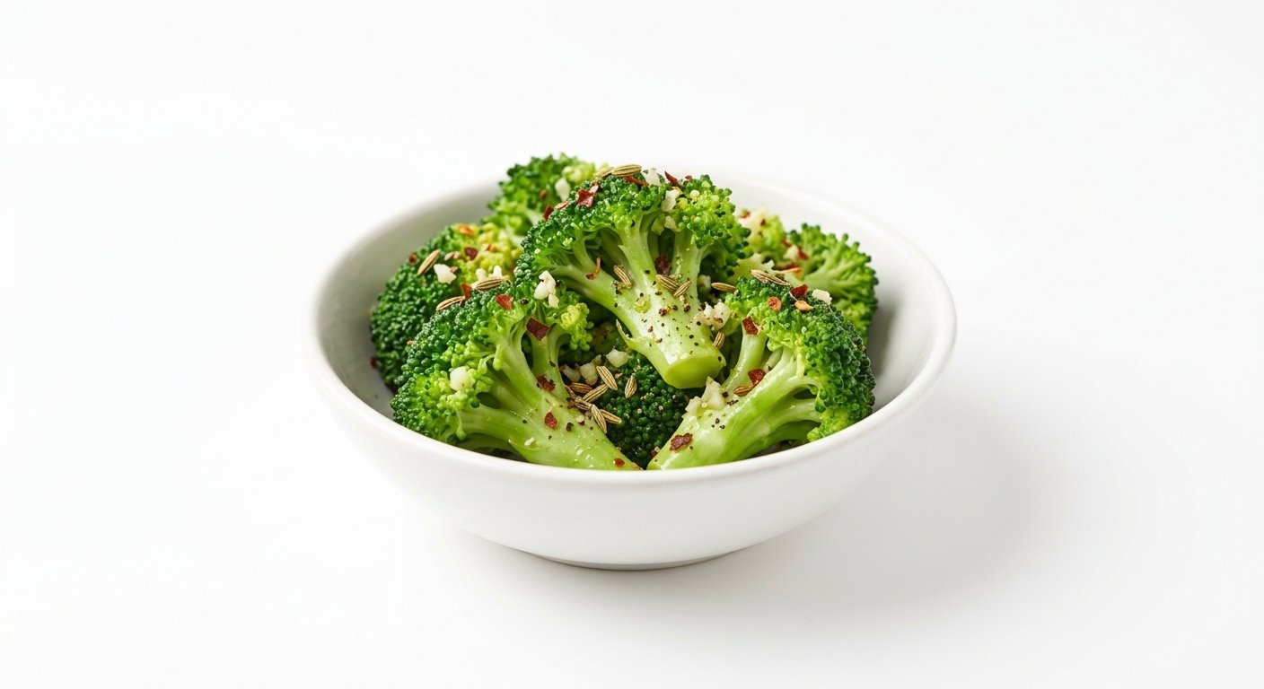 BROCOLI PICANT- GĂTIT LA ABUR