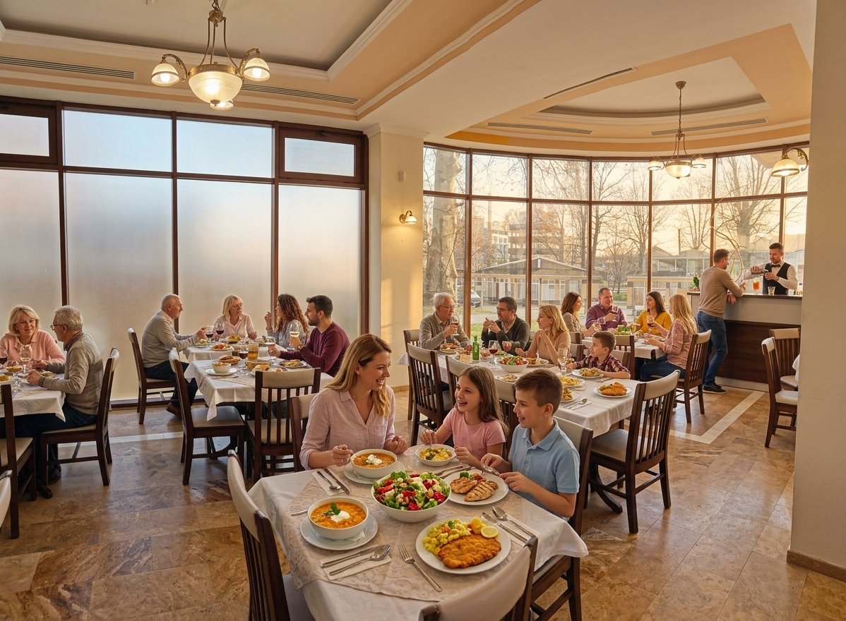 Restaurant dining cu oaspeți